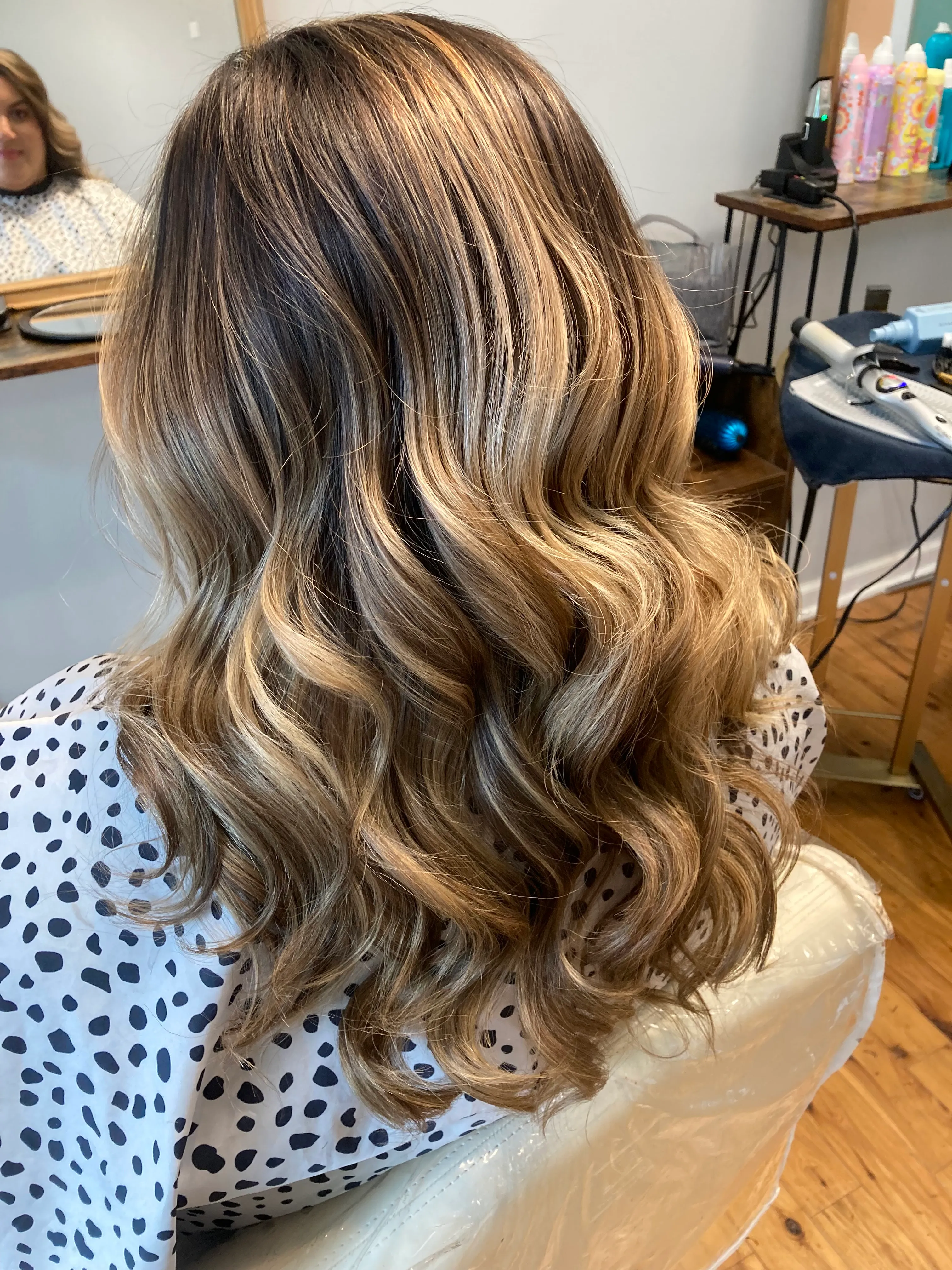 Hair services at Glow Salon & Spa in Carmel, Indiana